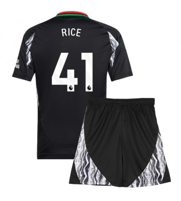 Arsenal Declan Rice #41 Venkovní dres komplet pro Děti 2024-25 Krátkým Rukávem (+ Krátké kalhoty)